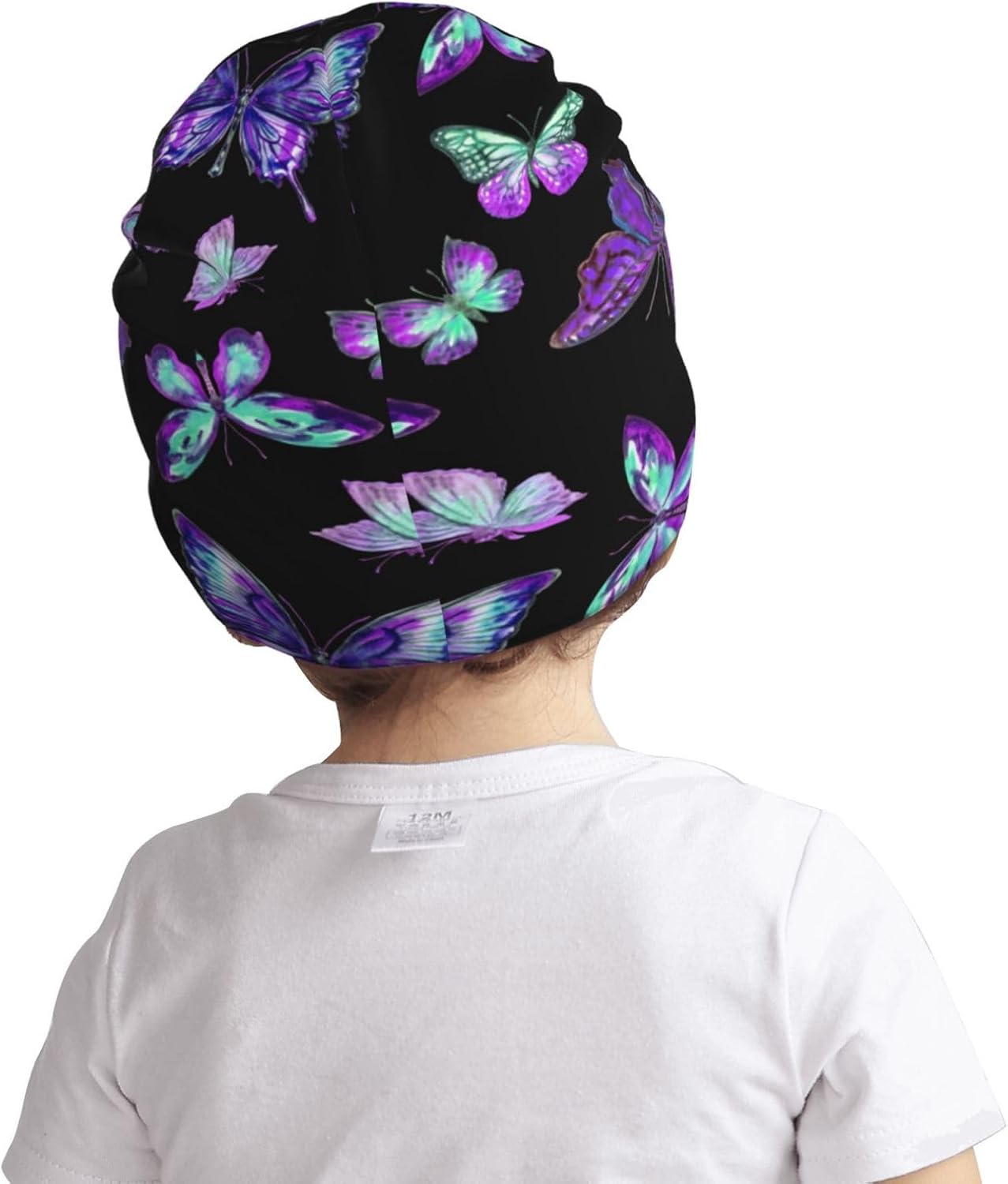 Butterfly Kids Beanie Hats Warm Knit Cap