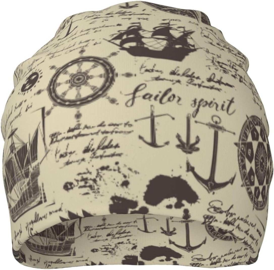 Novelty Unisex Beanie Hat Winter Skull Cap Knit Cuff