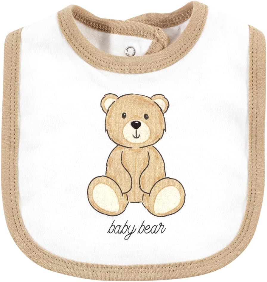 Hudson Baby ConvertibleUNIsize Cotton Bodysuit Pant Bib Set