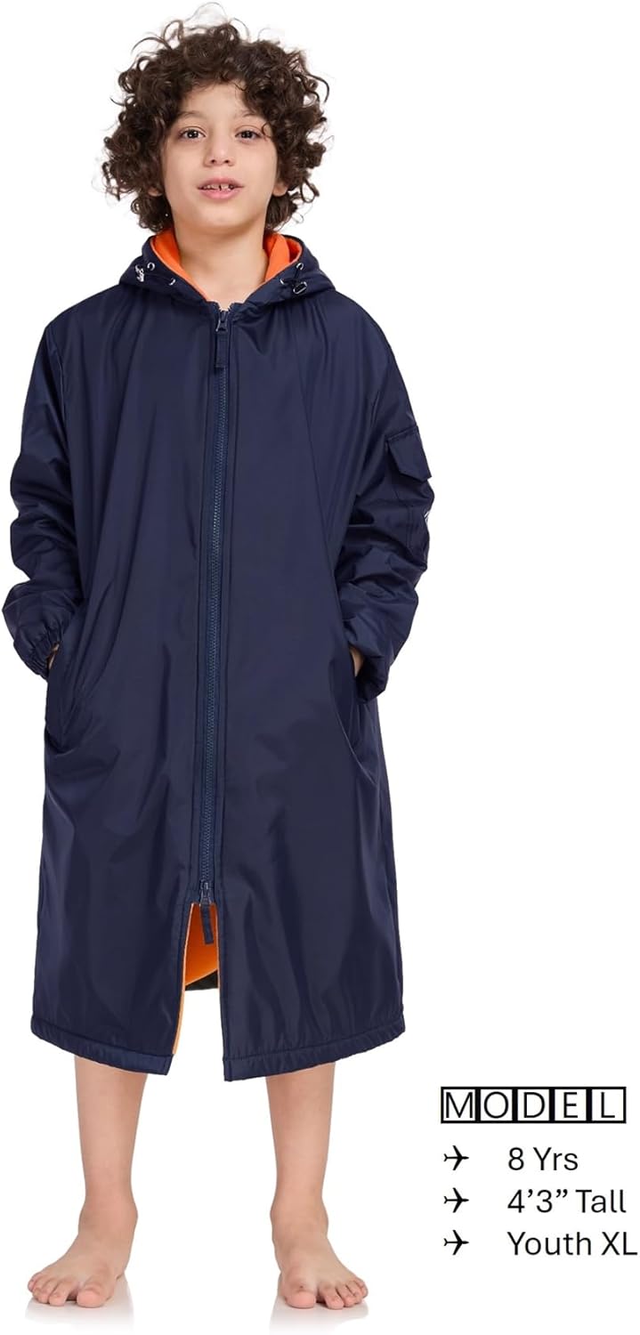 Adoretex Unisex Water Resistant Swim Parka for Adults Kids