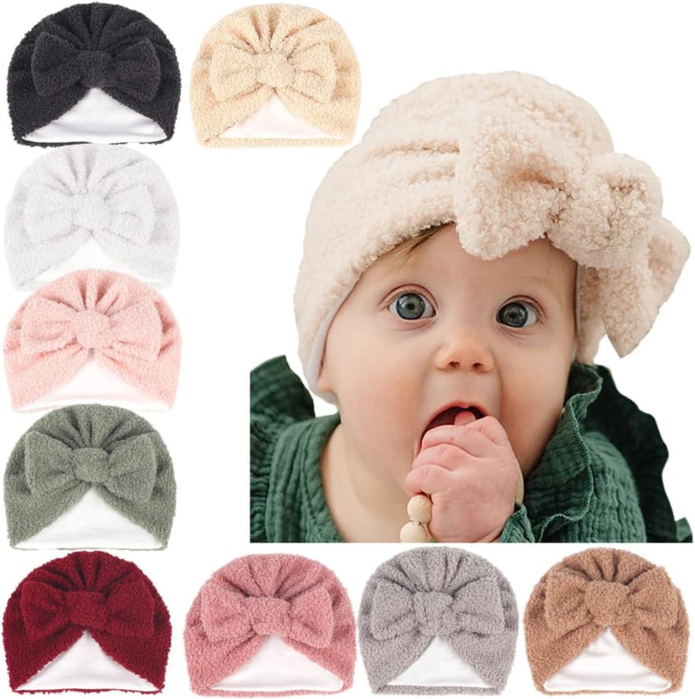 EUBUY Baby Turban Hat SoftWarmUnique Design Multi-Purpose Cap