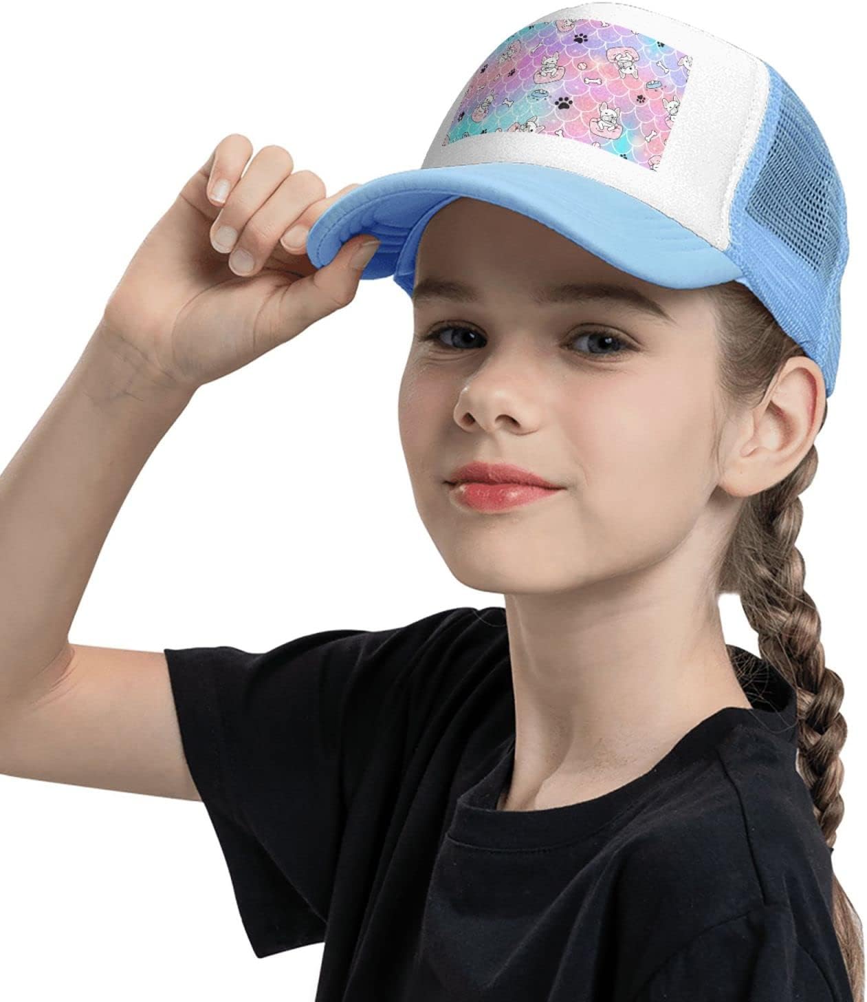 Cute Adjustable Baseball Cap for Kids Ages 4-10