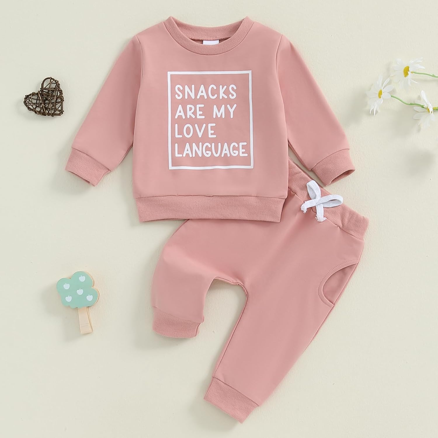 Perfect for Kids Cute Baby Girl Sweater and Pants Set