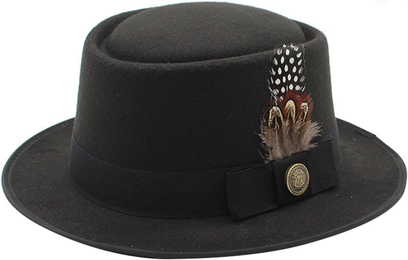 Generic Short Brim Fedora Hats for Men Women