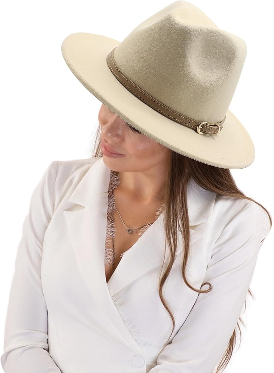 Comfortable Toddler Wide-Brim Fedora Hat