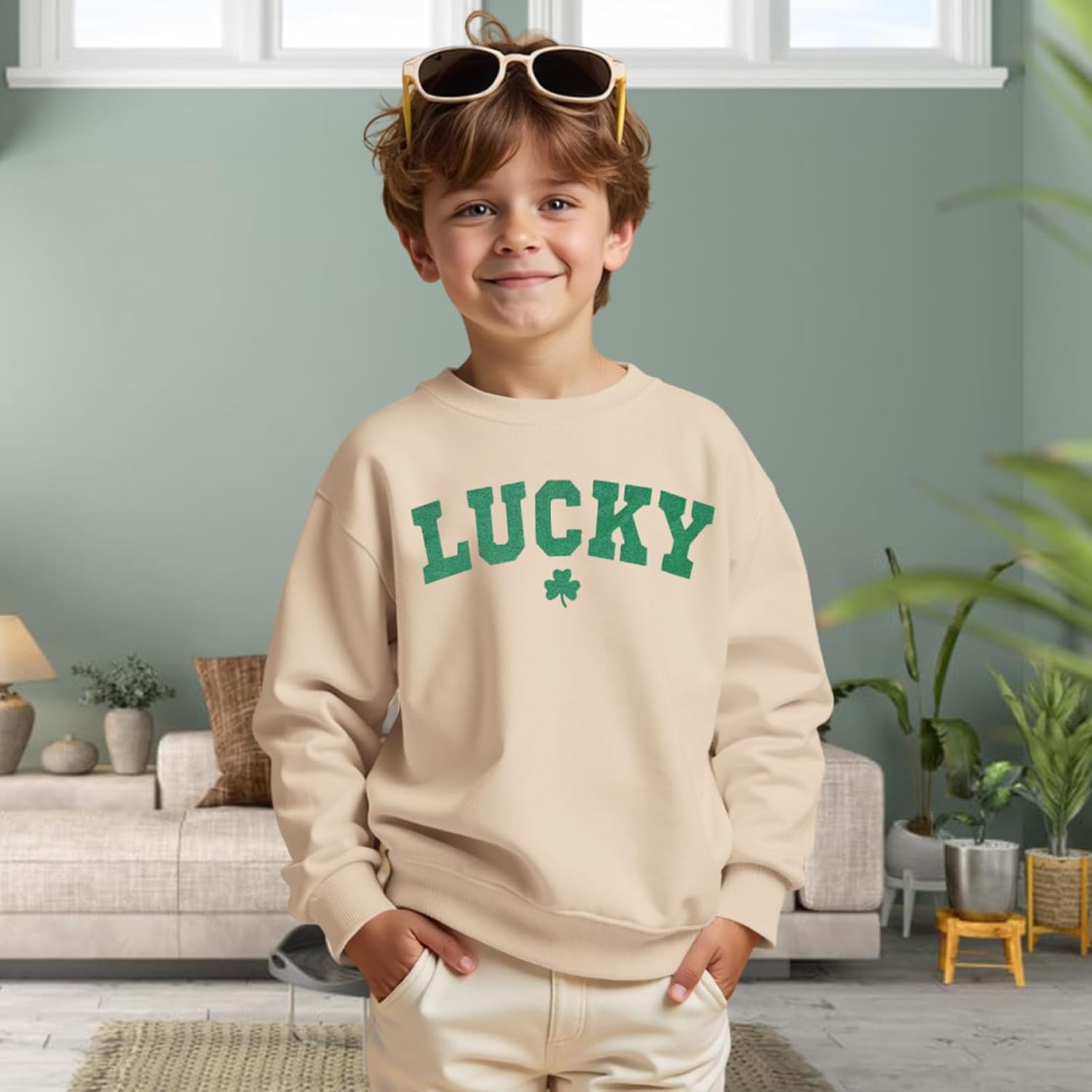 St Patricks Day Kids Sweatshirt