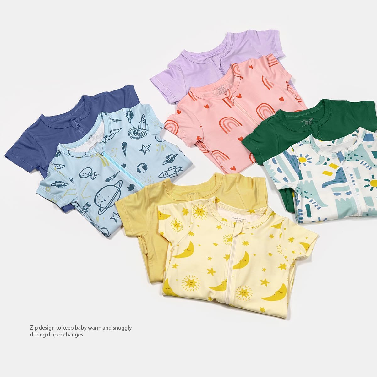 Teach Leanbh 2 Pack Bamboo Viscose Pajamas