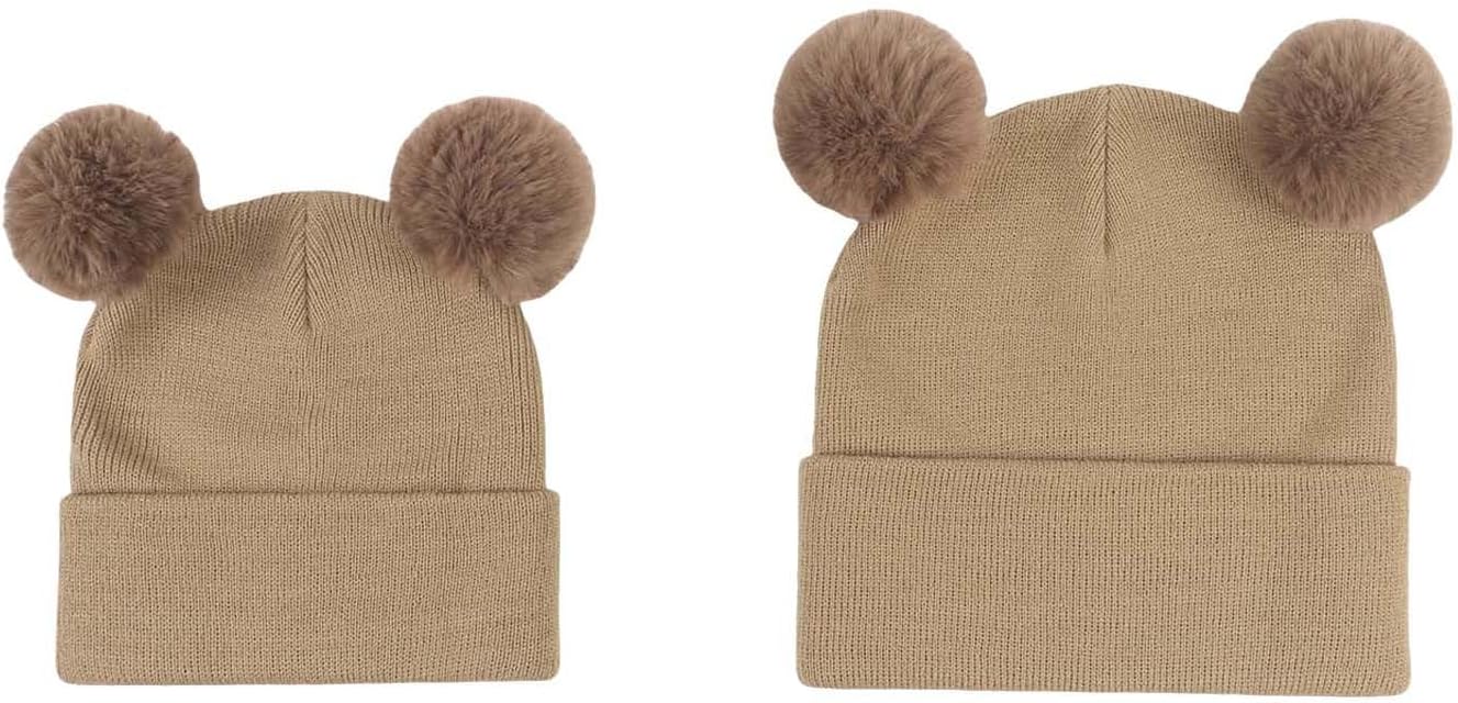 Christmas Newborn Baby Beanie Hat with Knot