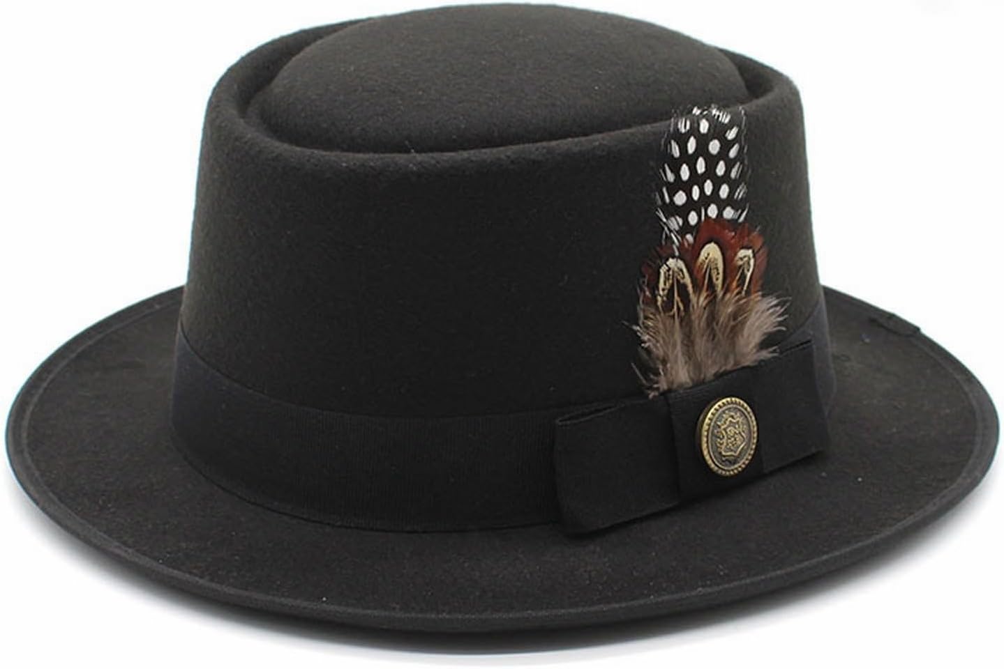 Generic Short Brim Fedora Hats for Men Women