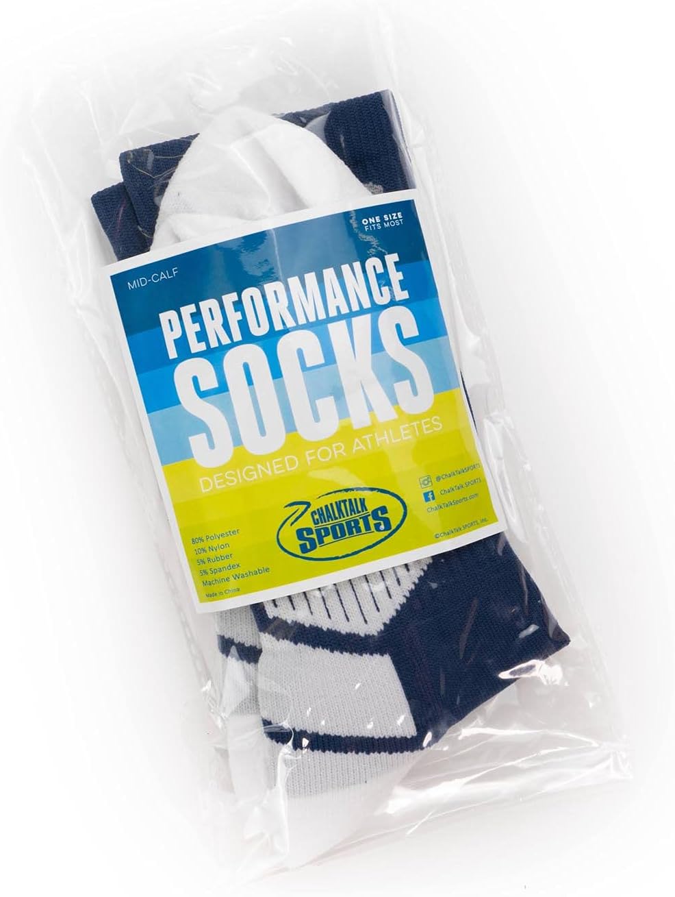ChalkTalkSPORTS Baseball Mid-Calf Socks for Youth Adults