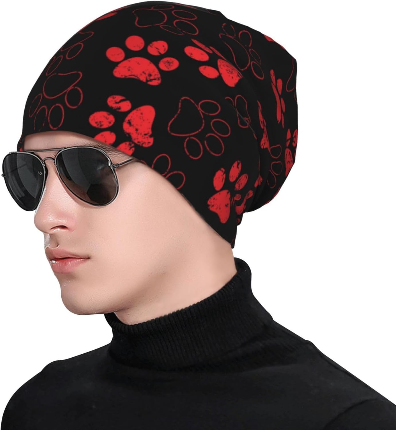 Stylish Skull Capped Beanie for Men Women Winter