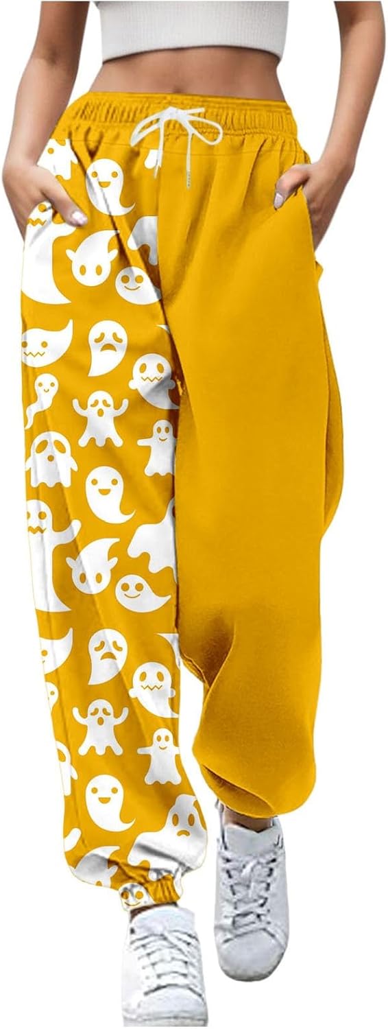 Halloween Print Womens Sweatpants