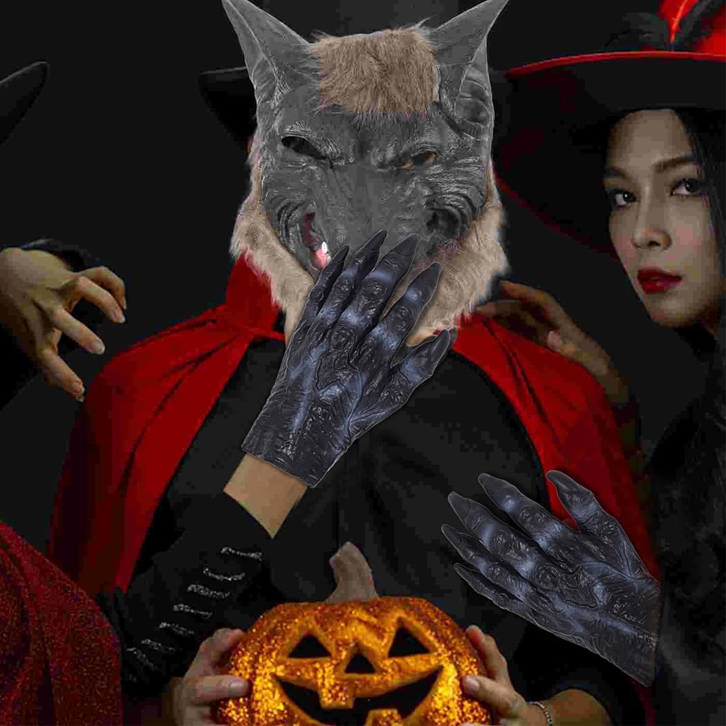 Halloween Costume Gloves Trick-or-Treat Accessories for Adults