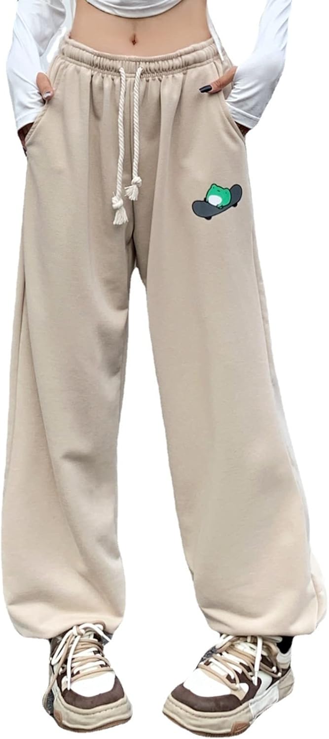 Frog Skateboard Womens Comfy Joggers