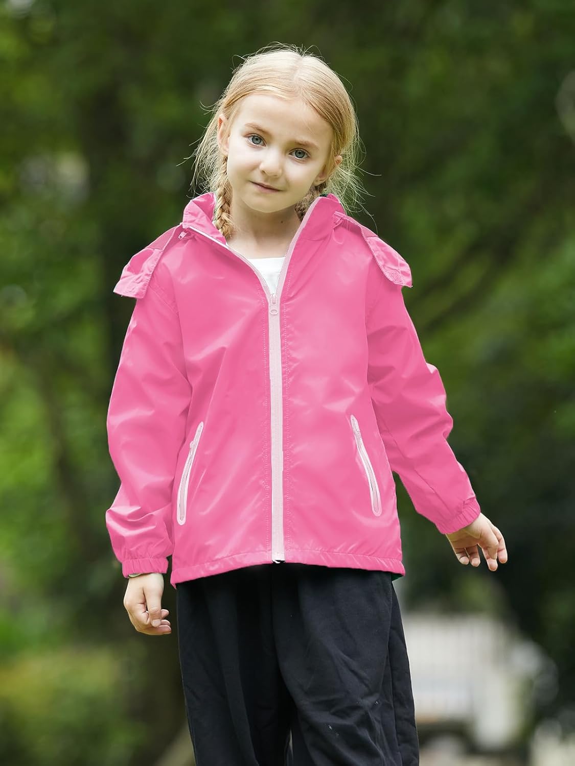 Perfect for Kids Waterproof Rain Jacket for Boys Girls