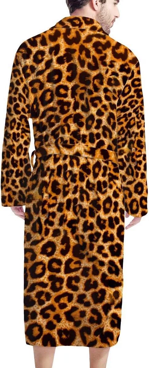 AFPANQZ Mens Lightweight Bathrobe with Pockets