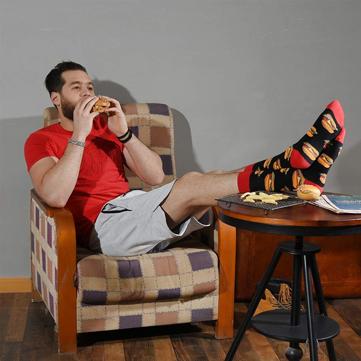 HSELL Mens Novelty Socks for Men with Crazy Design