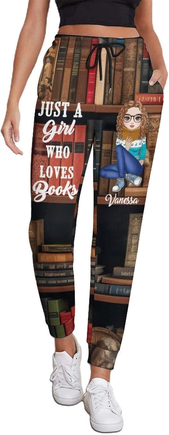 Personalized Book Lover Sweatpants