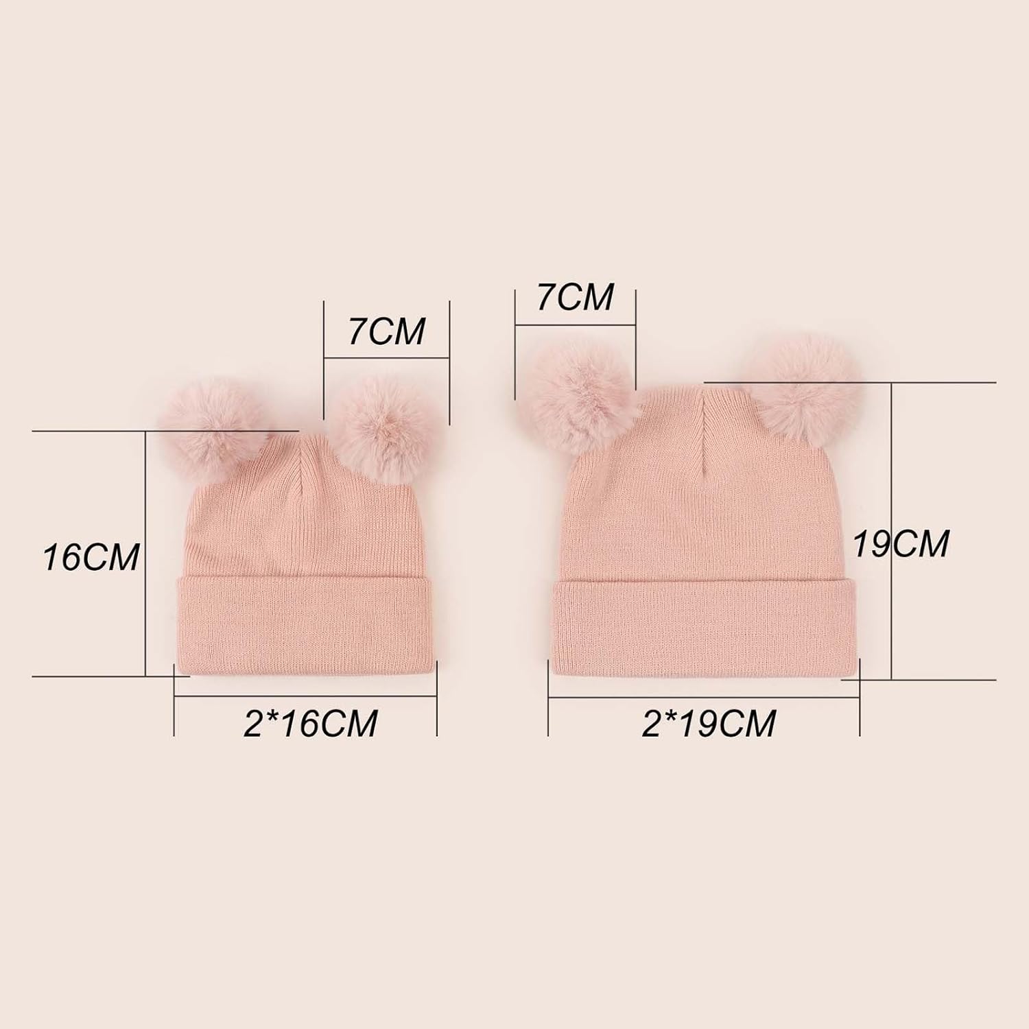 Cute Embroidered Toddler Winter Beanie