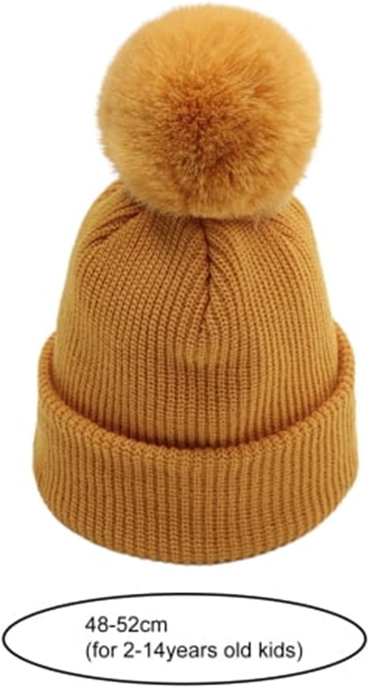 Knitted Satin Baby Beanies with Bow for Infants and Newborns