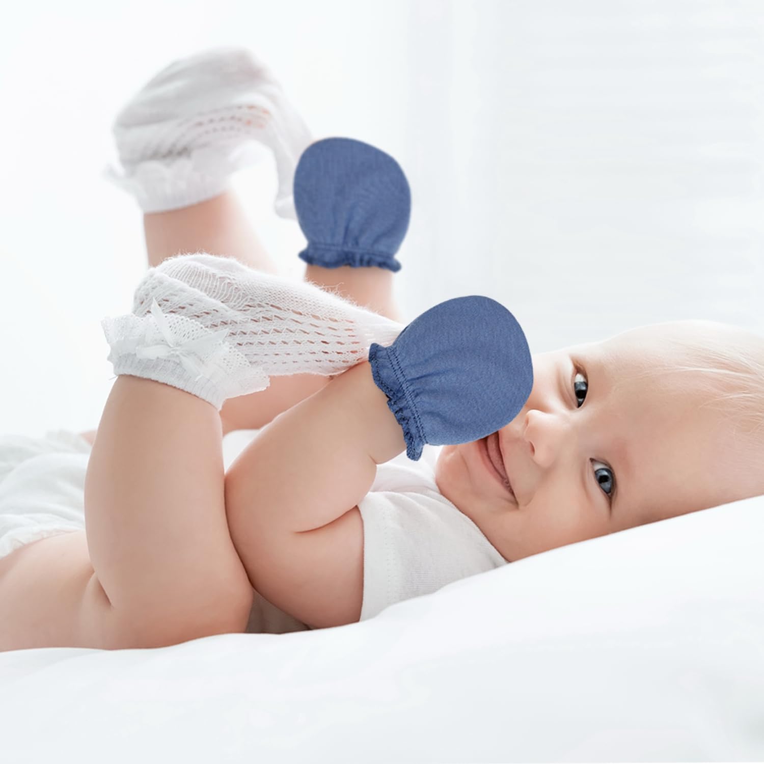 KiddyCare Hand Mittens for Newborn Baby