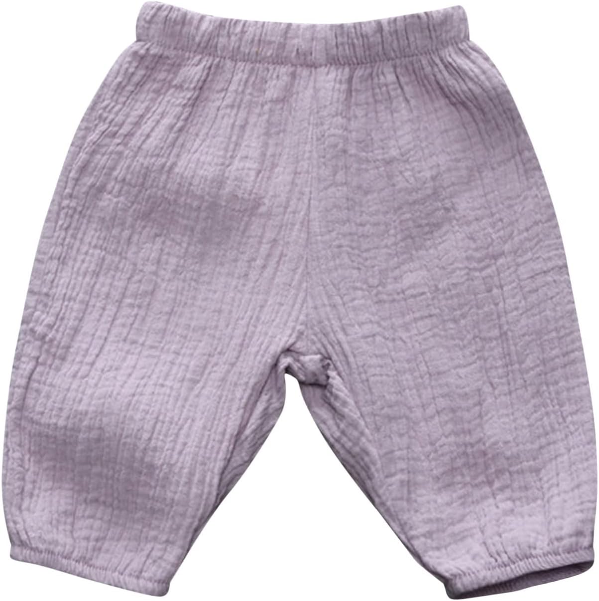 5T Gingham Plaid Harem Pants for Baby Girls