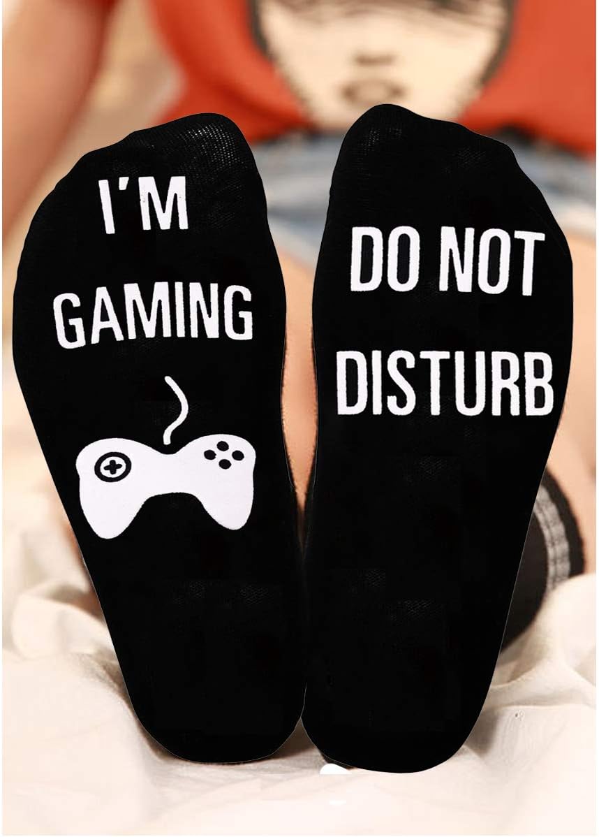 NDLBS into Christmas Gaming Socks for Men