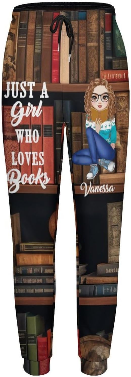 Personalized Book Lover Sweatpants