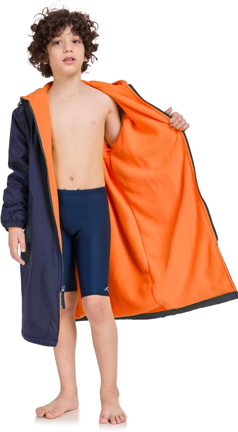 Adoretex Unisex Water Resistant Swim Parka for Adults Kids