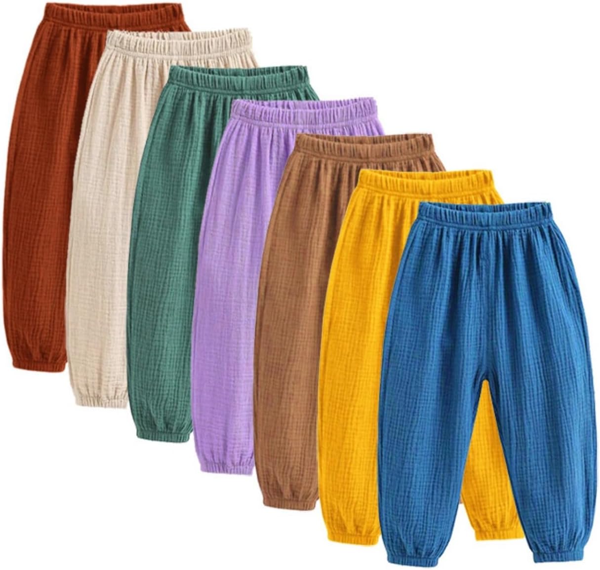 Heamoe Toddler Girls Soft Cotton Linen Bloomers