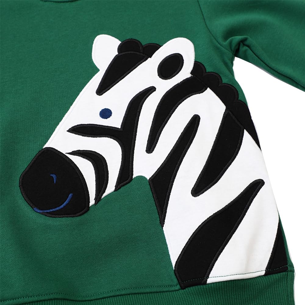 Popshion Boys Monster Truck Dinosaur Cotton Pullover