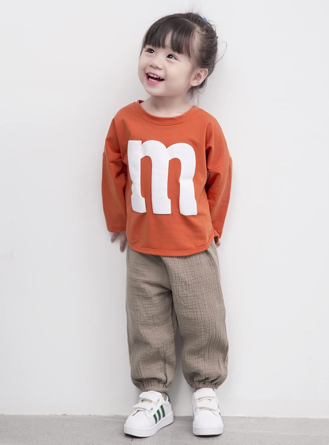 BULINGNA toddler girl casual harem pants for summer