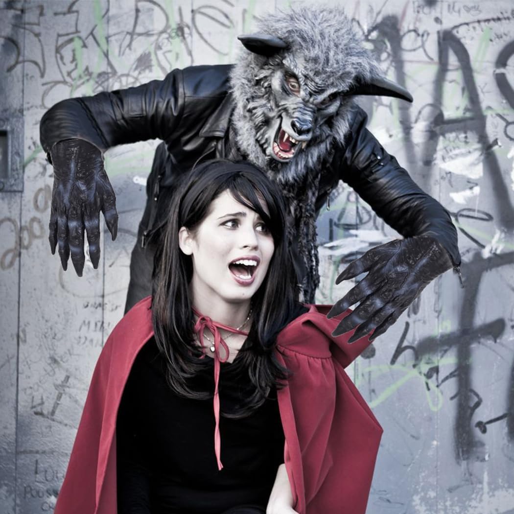 Halloween Costume Gloves Trick-or-Treat Accessories for Adults