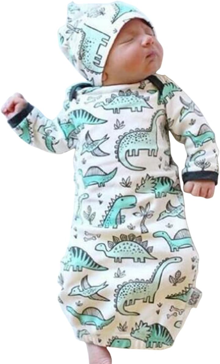 COLOOM Toddler Dinosaur Sleep Outfit