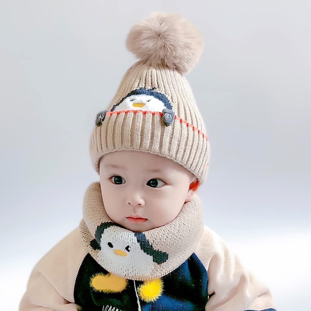 Ztexkee Cartoon Penguin Winter Set