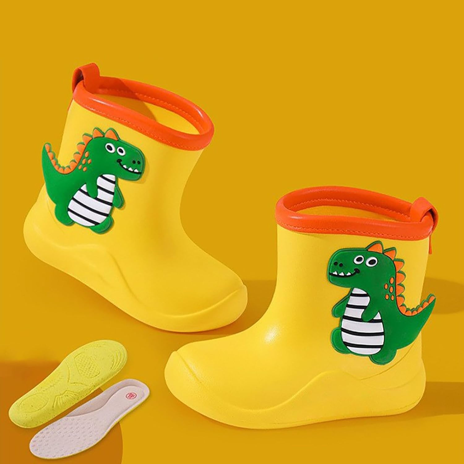 Cute Toddler Rain Boots with Cartoon Animals