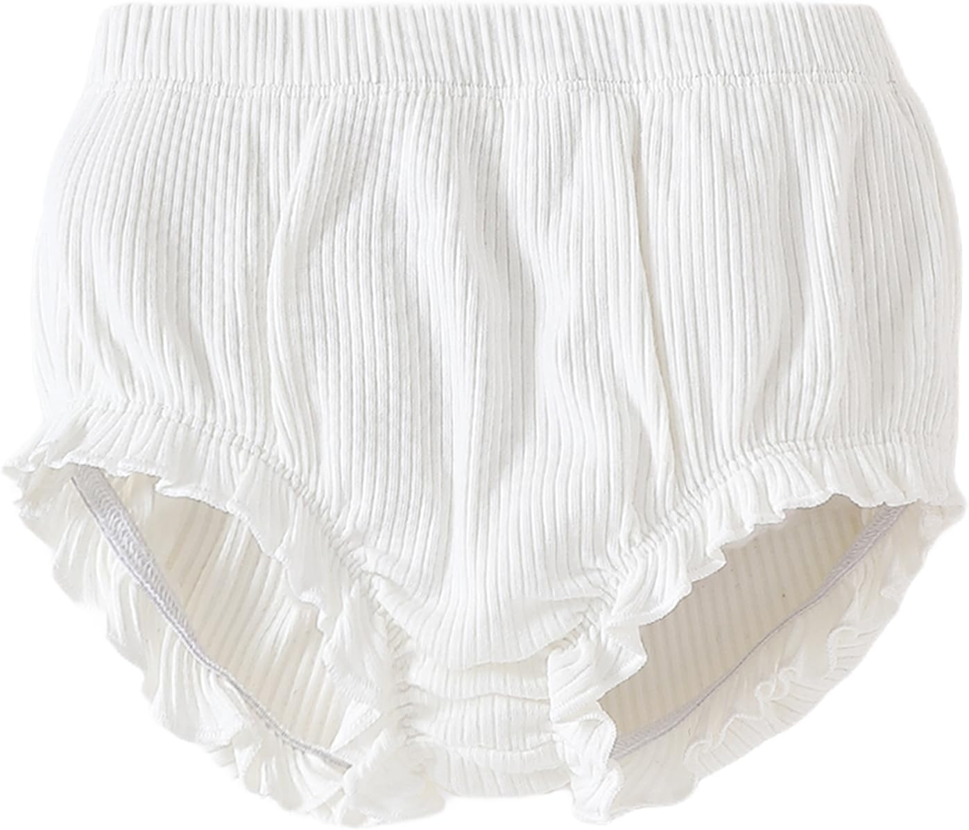 SOBOWO 3-Pack Baby Ruffle Shorts