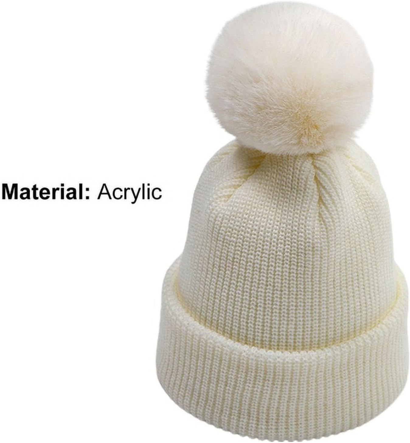 Knitted Satin Baby Beanies with Bow for Infants and Newborns