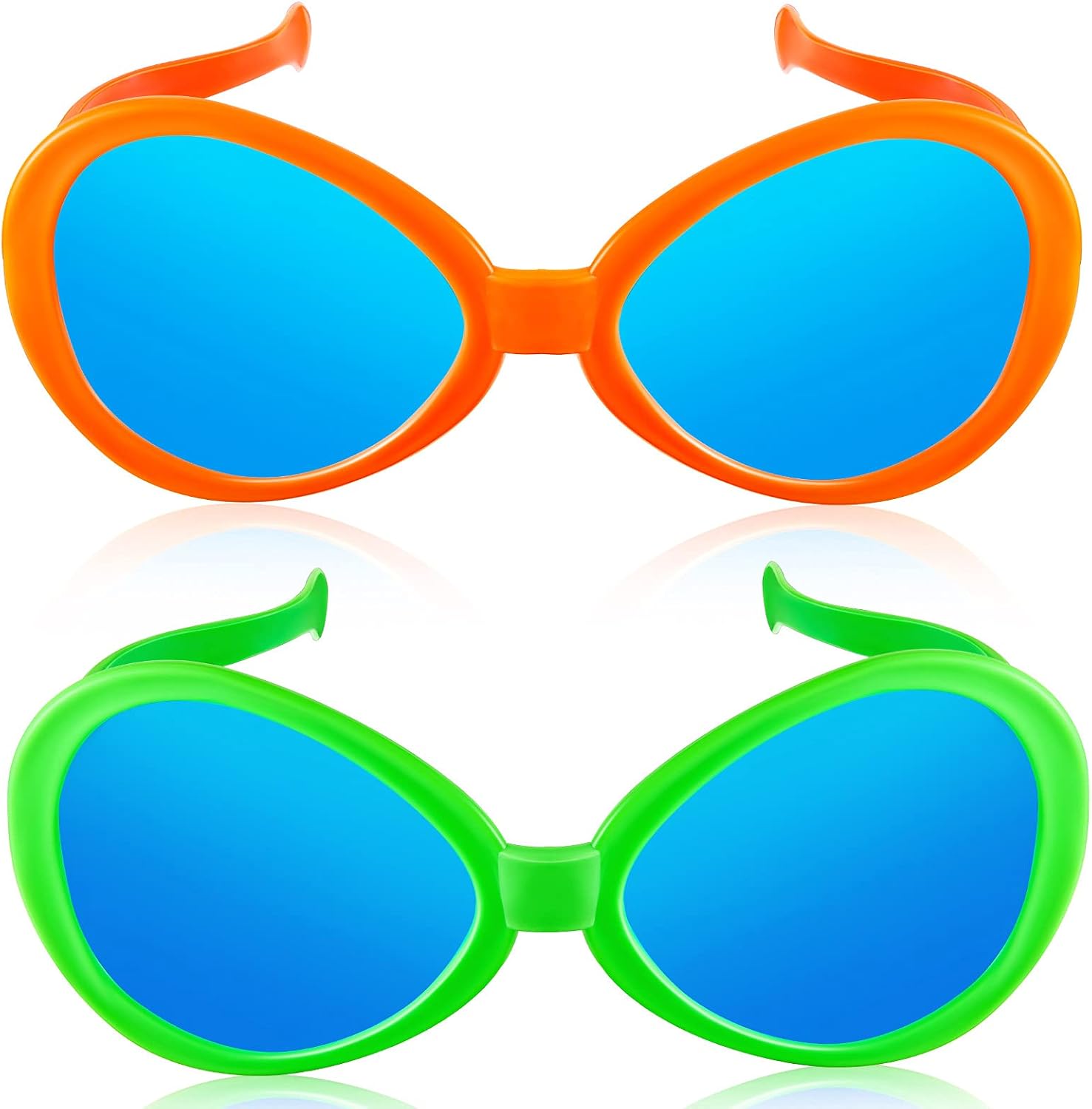 2 Pcs Jumbo Clumsy Sunglasses Funny Party Props for Adults