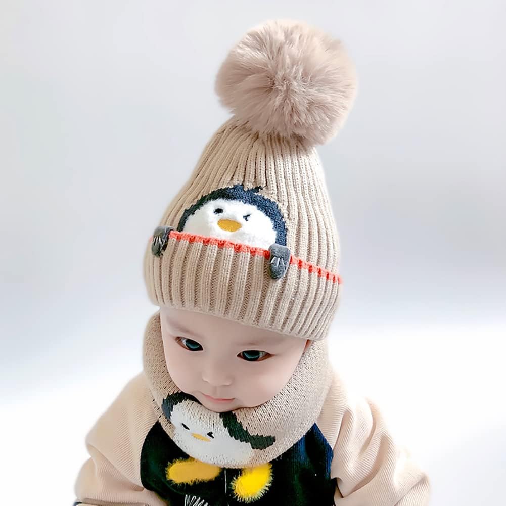 Ztexkee Cartoon Penguin Winter Set