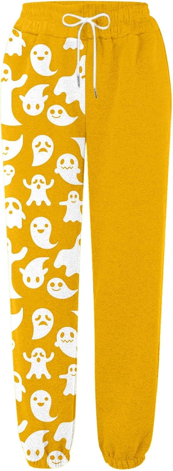 Halloween Print Womens Sweatpants