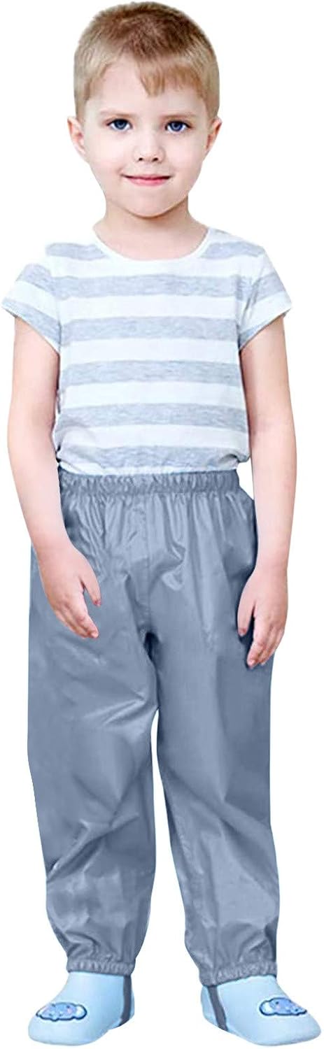 RNTOP Kids Waterproof Rain Coats Pants