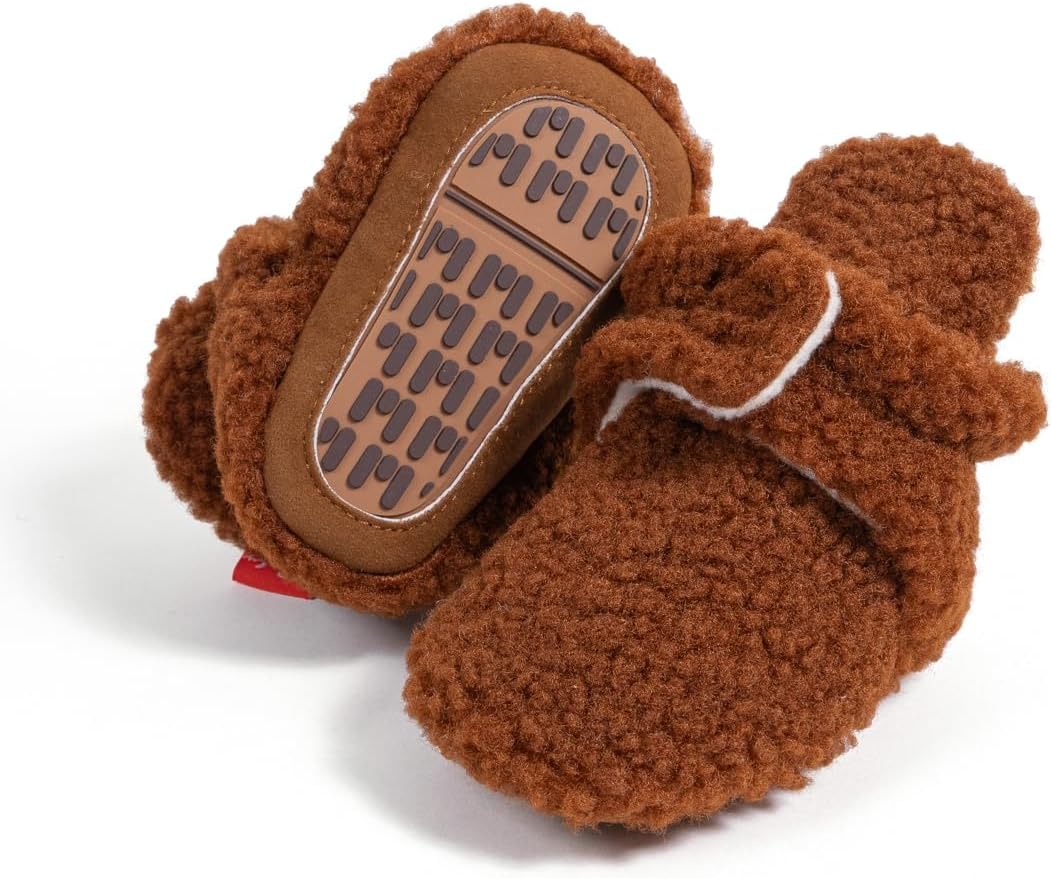 Babelvit Soft Fleece Booties for Newborns