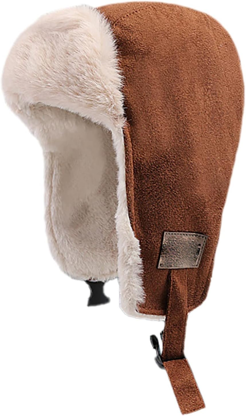Warm Windproof Winter Trapper Hat for Men Women