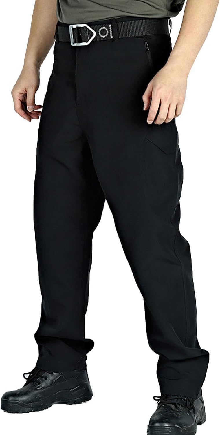 High-Quality Mens Rip-Stop Cargo Pants Waterproof Multi-Pockets