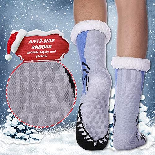 DYW Mens Thermal Slipper Socks