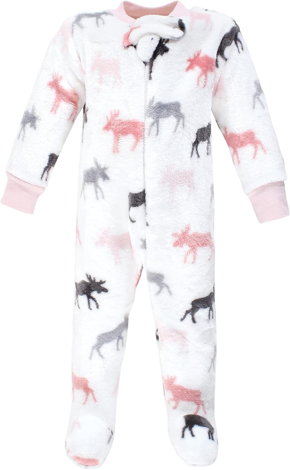 Hudson Baby Baby Girls Plush Sleep and Play Set