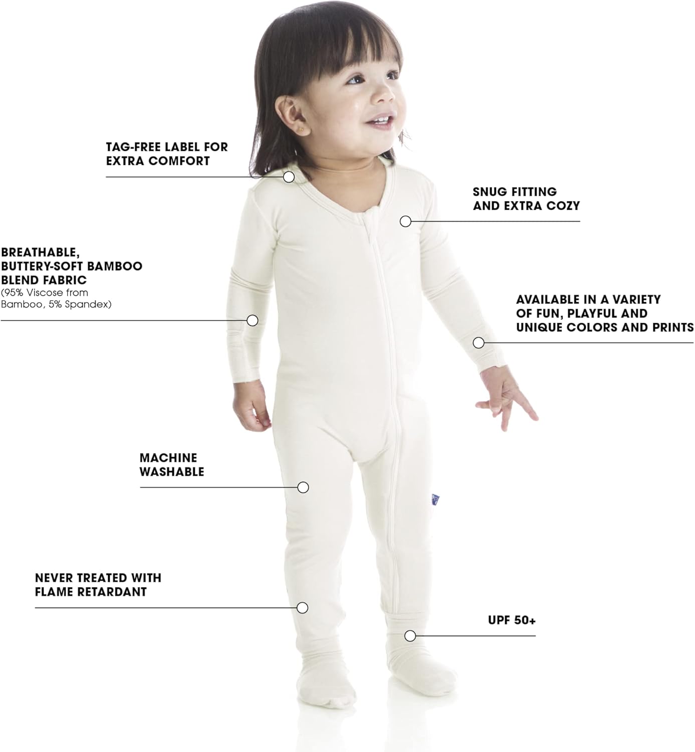 Welcome Home Footie with Zipper for Baby