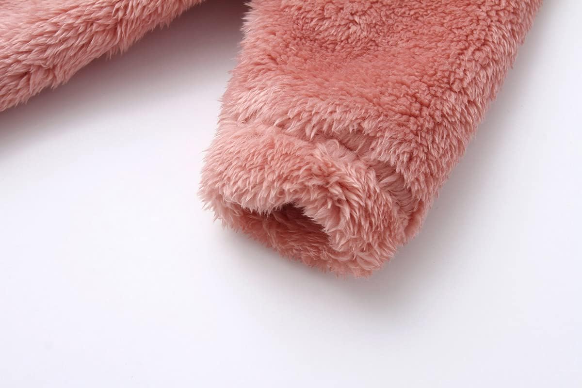 Newborn Baby Snowsuit Fleece Lined Onesie Outfits