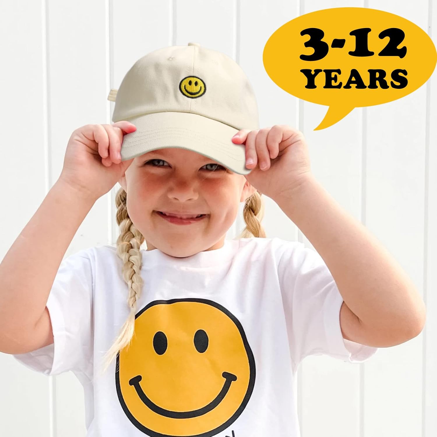 Smile Face Toddler Baseball Cap